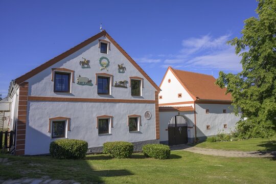 Baroque farming village (Unesco), Holasovice, Jihočesk&yacute; kraj, Czech Republic
