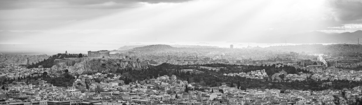 Chatter-White, Parthenon Temple, Acropolis, Athens, Greece