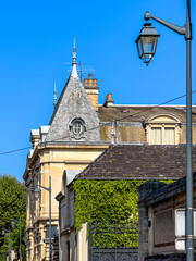 Street view of Beaune in France