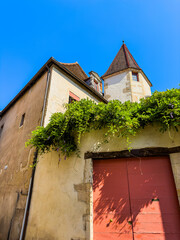 Street view of Beaune in France