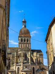 Traditional Cathedral building in Beaune, France