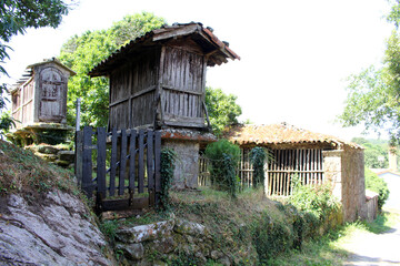 Traditional Galician Horreo July 2024 Raised Wooden Structure