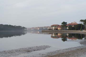 Plage entre Soustons et Vieux Boucau sur la côte Atlantique © DAUZATS