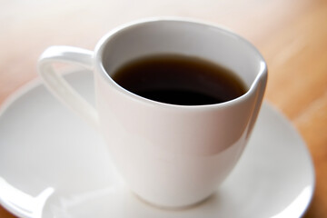 Americano in a white cup