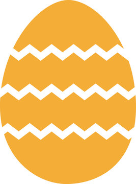 Orange Easter Egg Pattern