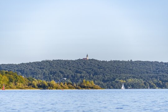 Andechs Monastery and Lake Ammer Lake, Upper Bavaria, Germany
