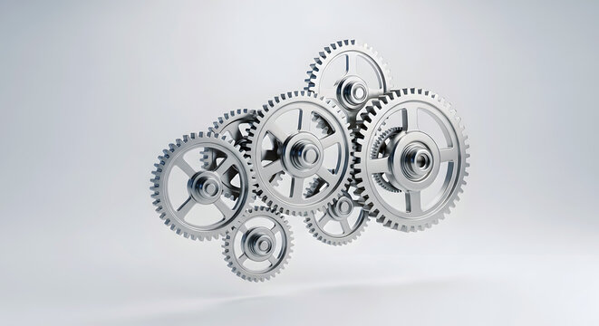 gears and cogs engineer design background