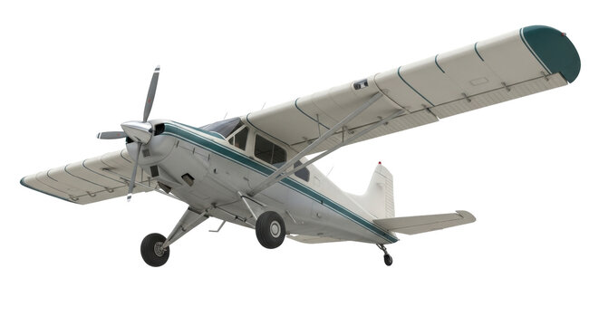 Isolated single-engine bush airplane with short takeoff and landing capability is ready to fly