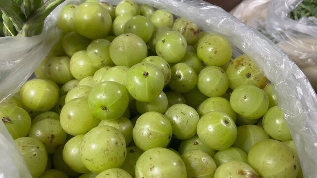 fresh amla loose for sale in the market