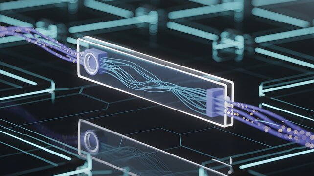Abstract Network Data Flow with Fiber Optic Cables and Hexagonal Grid technology
