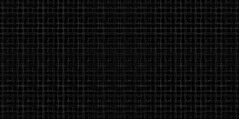 Vector Illustration Y2k Seamless pattern of dense black grid interwoven with subtle faint gray plus signs and crosses forming intricate minimal texture and hidden depth evoking encrypted data matrices