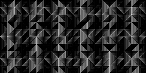 Abstract black 3D cube pattern forming a modern geometric background with deep shadows and textured surface for creative design use.