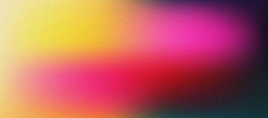 Vibrant multicolor abstract gradient background with pink yellow neon glow