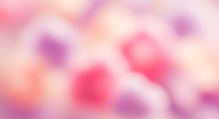 Abstract Blurred Shapes in Soft Pastel Colors with Gradient Lighting on Blurred Background for Modern Design