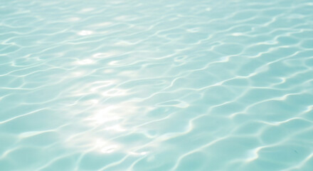 Fototapeta premium Light Aqua Water Ripple Fresh Summer Background