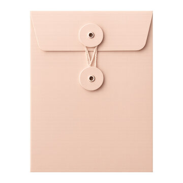 PNG Elegant pink string envelope design.