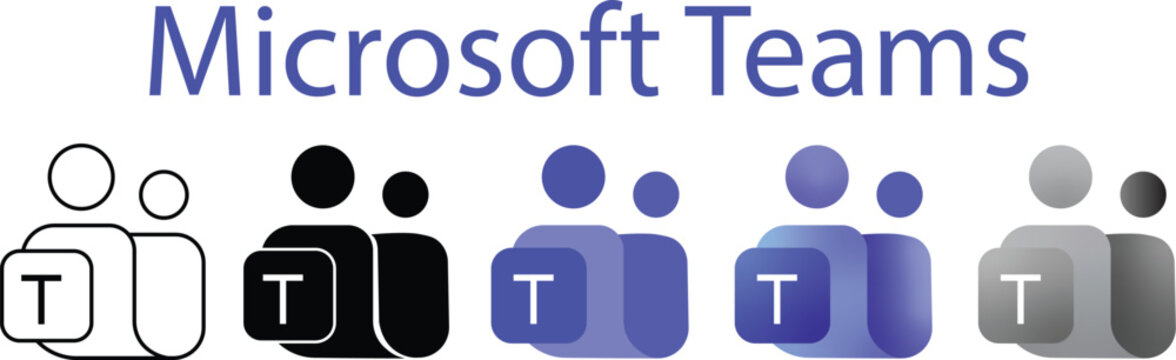 New Microsoft teams logo 2026, 2027. updated Microsoft team logotype. Popular social media logo. Stock vector editorial. MS team icon transparent png
