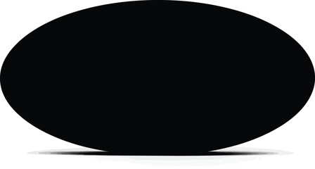 Black oval shape