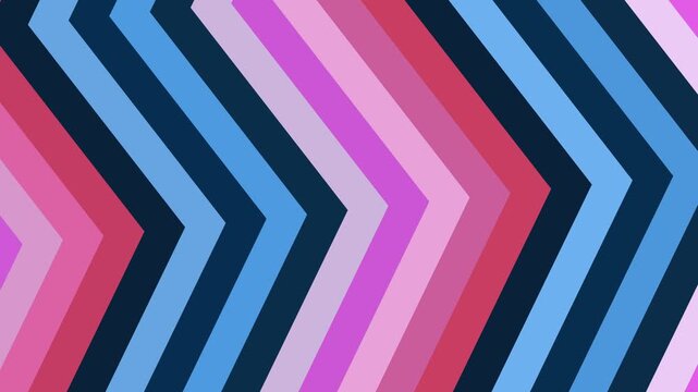 Geometric shapes animation in blue, pink and navy move horizontally, offering a modern and dynamic background suitable for various digital and presentation projects.