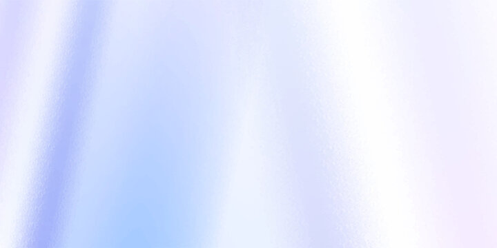 Hologram gradient texture background. Foil paper iridescent effect. Holographic pearl surface. Y2k glitter bg. Rainbow, aurora, nacre pattern. Gradation blue pink grain effect. Vector illustration