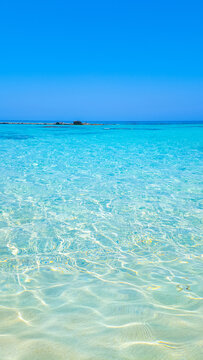 Crystal clear water of Agios Philon Beach (Ayfilon) in Dipkarpaz, North Cyprus.