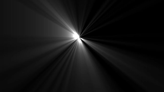 High-quality stock footage of sun rays light effects, overlays or flare glow array isolated on black background. overlay, light transition, effects 4k animation video. isolated on black background.