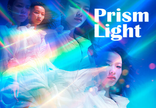 Prism Light Distortion Photo Effect