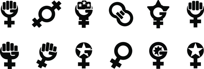 Collection of venus symbols with various modifications and additions © Rengki