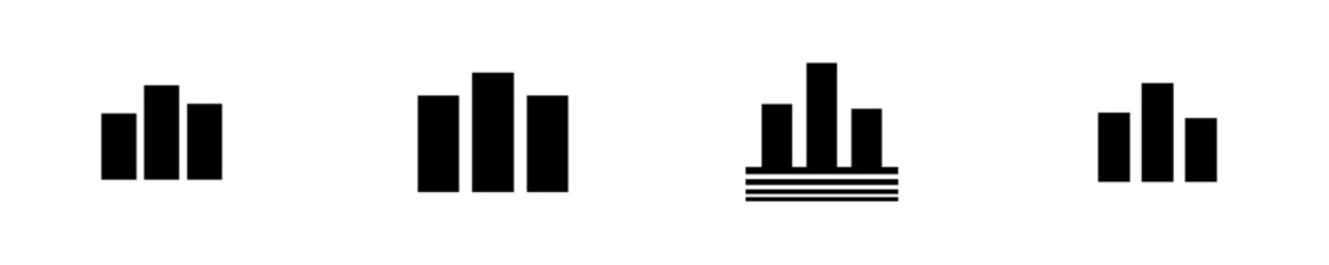 Elegant Line Graph Silhouette