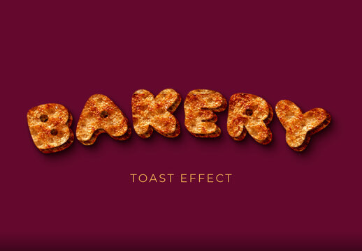 Artisan Toast Text Effect