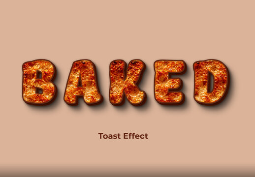 Crunchy Toast Text Effect