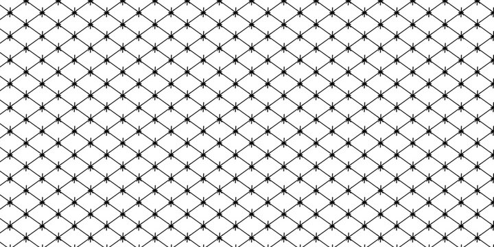 The texture of the metal mesh. Torn, destroyed, broken metal mesh on a white background