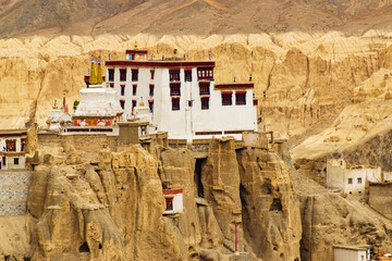 Lamayuru or Yuru Monastery, Eternal Monastery, is a Tibetan Buddhist monastery in Lamayouro, Leh district, Ladakh, India. Surrounded by moonland, landscape resembling lunar surface.