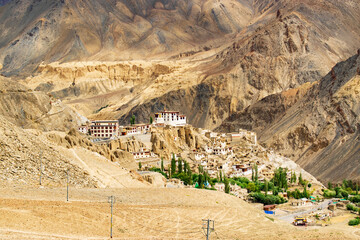 Lamayuru or Yuru Monastery, Eternal Monastery, is a Tibetan Buddhist monastery in Lamayouro, Leh district, Ladakh, India. Surrounded by moonland, landscape resembling lunar surface.