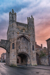 York is a walled city in northeast England of Roman origin. United Kingdom