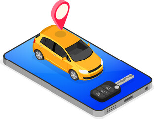 Car Sharing Service Concept