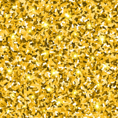 Gold Glitter Seamless Pattern