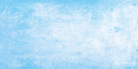 Obraz premium Light blue abstract grunge textured background with rough scratches and stains on surface