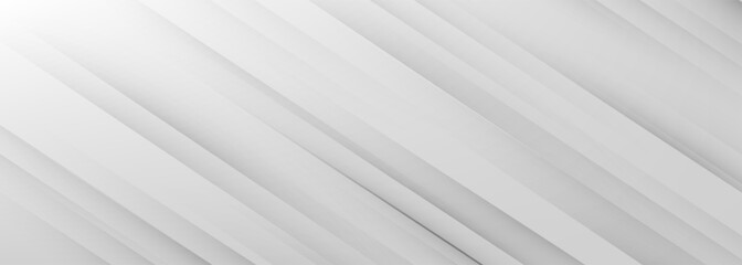 Fototapeta premium Silver foil background with metal mirror texture. Chrome gradient surface with light gloss simple abstract. suit for bussines banners,