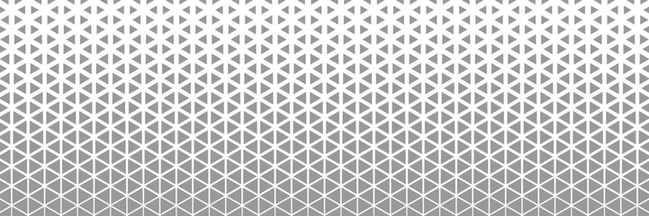 Horizontal halftone with grey rhombus pattern background. Vector Illustration.
