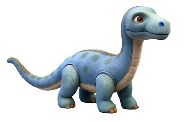 Naklejka premium dinosaur toy isolated on white