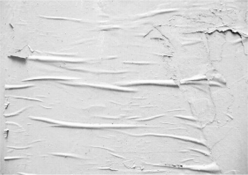 Large vector halftone glued paper texture with a transparent background