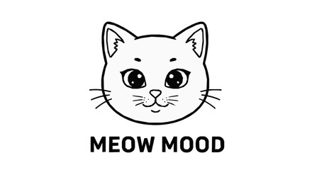 Obraz premium vector illustration of a cat