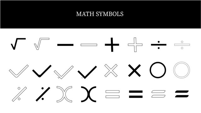 "Math Symbols" Immagini - Sfoglia 7,060 foto, vettoriali e video Stock ...