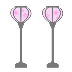 雛祭りのぼんぼりのイラスト