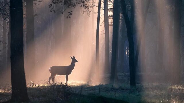 deer in the forest