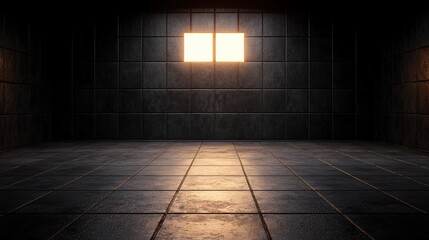 Dark Room with Lighted Window