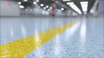 日本の環境に適した、保護ブーツ付きの鮮やかなエポキシフレークフローリング。プロの産業用途向け。