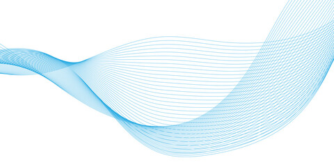 abstract blue wave line background, modern minimal gradient white flowing wave lines and glowing moving lines, abstract modern technology line background.