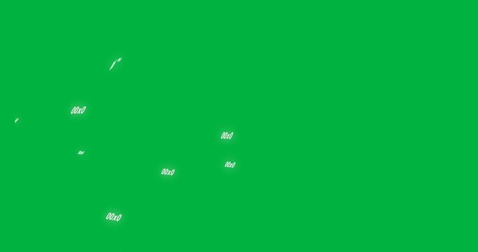 Glow particles appearing topright drifting downleft, pairing, forming clusters on transparent field